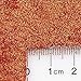 Cosmetic glitter, extra fine iridescent orange powder - safe for eyeshadow, makeup & body (Cinnabar)