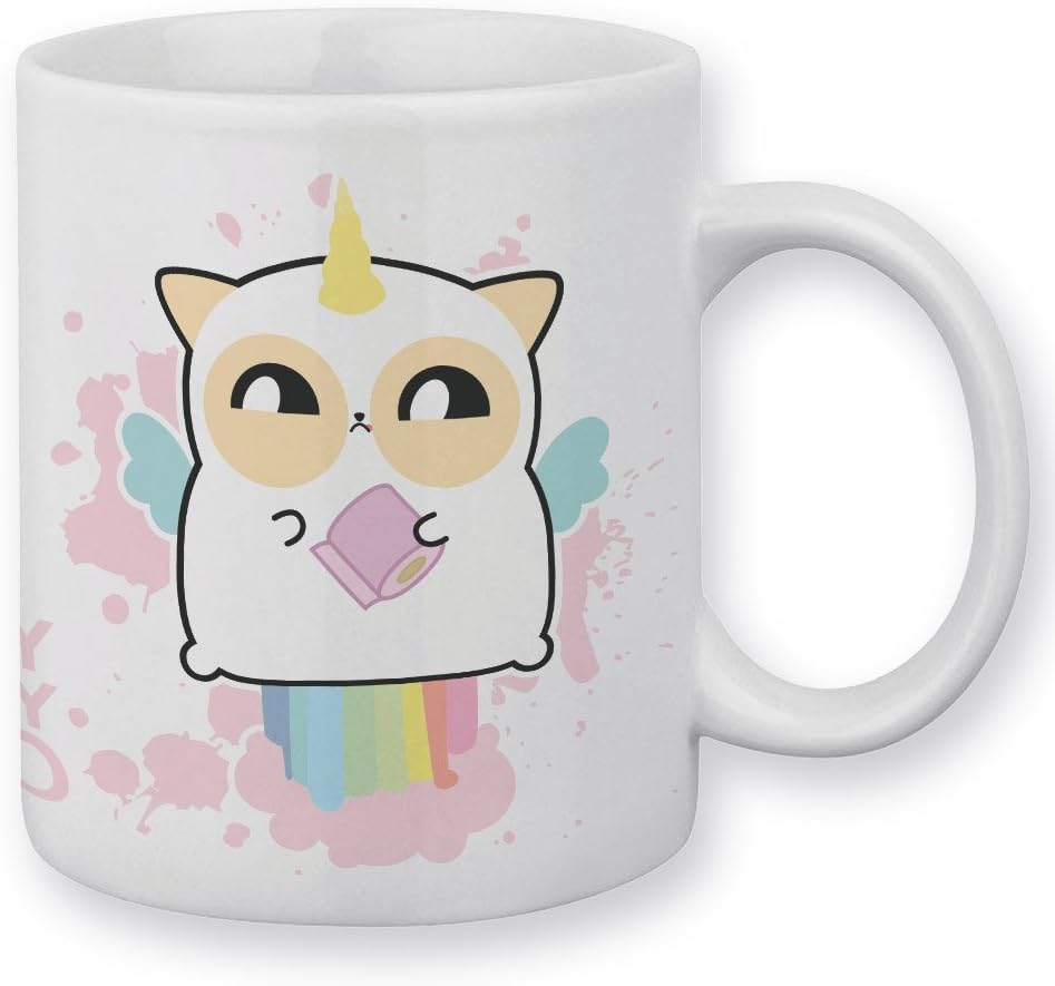 Fluffy Chamalow Mug: pouny pouny Unicorn Caca Toilet Paper Rainbow Pastel Pink Kawaii Chibi – Chamalow Shop