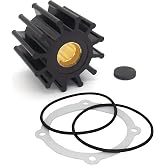 21213664 Sterndrive Sea Water Pump Impeller Kit for Volvo Penta 3.0-8.1 L | Fit 3.0L 4.3L 5.0L 5.7L 8.1L V6 V8 2005-UP Marine Boat Outdrive Engine Replace 21700445, 21212794, Sierra 18-3306