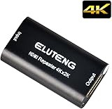 ELUTENG HDMI Adapter Female to Female Extender 4K / 1080P HDMI Repeater Signal Booster HDMI to HDMI Connector Support 3D Up to 25m for Macbook iMac DVD PC Laptop or TV