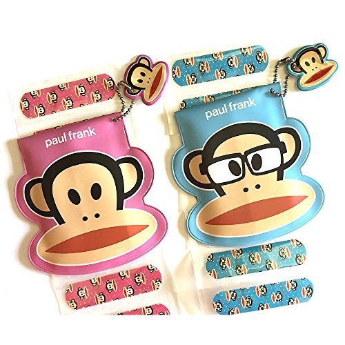 Paul & Nerd Paul Frank Bandage Keychain 2PCS Set First Aid for Kids Children