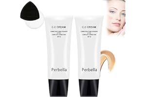 ronsalo Perbella Cc Cream Self Adjusting for Mature Skin, Perbella Cc Cream, Perbella Cc Cream for Older Women, Perbella, Perbella Skin Tone Adjusting Cc Cream Spf 43, Perbella Cosmetics Cc Cream