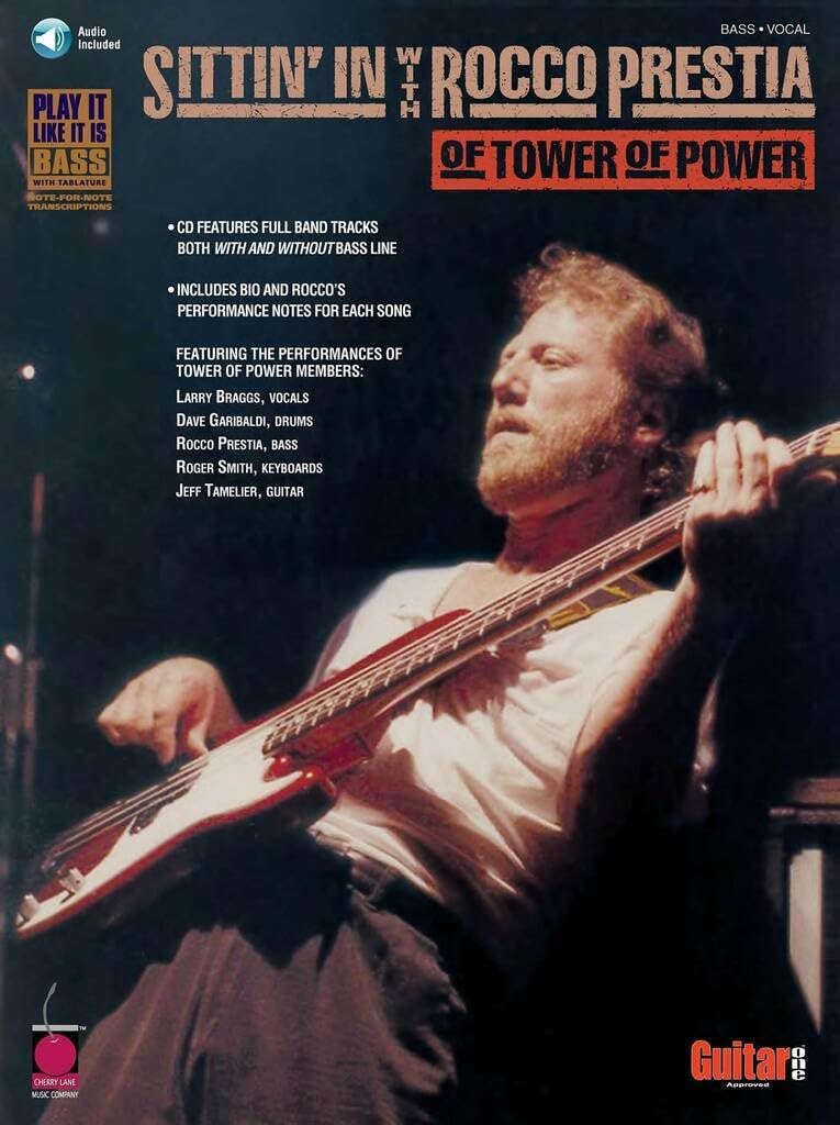 Sittin' In with Rocco Prestia of Tower of Power. Bass Guitar Solo. Includes CD