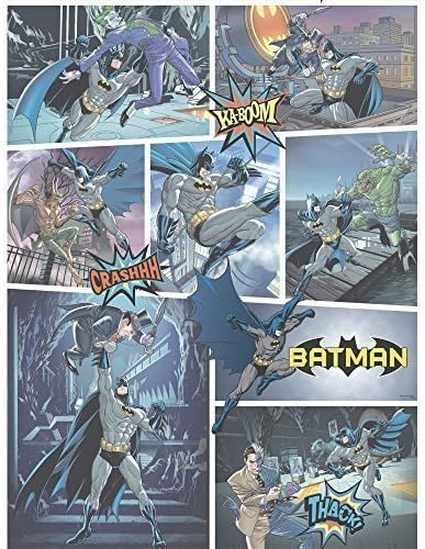 Amazon Co Jp Galerie公式バットマンコミックストリップパターンdcジョーカー子供壁紙 ブルーbt9001 1 Diy 工具 ガーデン