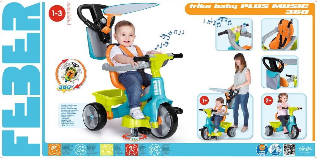 triciclo baby plus