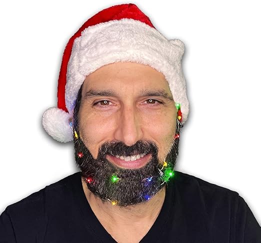 Amazon Com Zabolight Beard Lights 18pcs Led Colorful Christmas