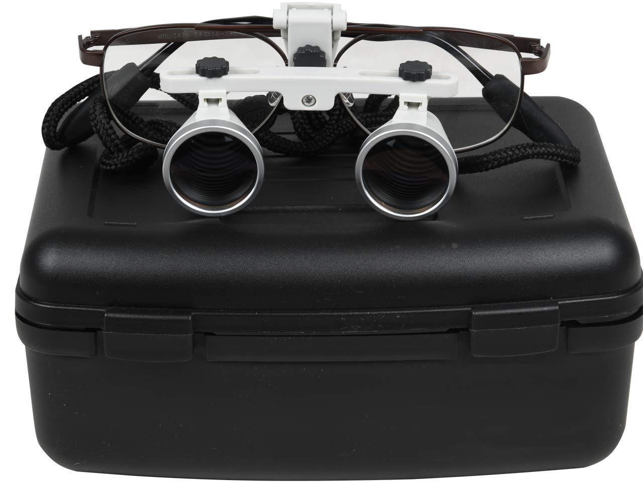 GIMA - Binocular Loupes, Magnifying Glasses, Traditional Line, Magnification 3.5X , Working Distance 420 mm, Field of View 72 mm, Supplied in a Case