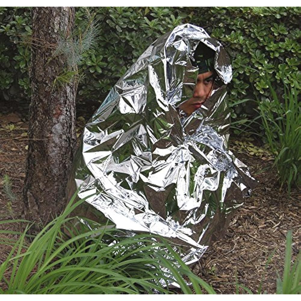 Emergency Survival Kits Mylar Thermal Blankets Space Kit Camping (Pack