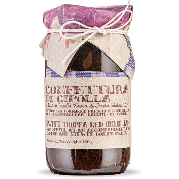 Callipo IGP Red Tropea Onion Jam 10.58oz | Calabrian Sweet Onion Spread For Cheese & Charcuterie