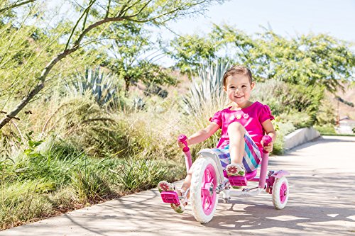 Mobo Tot Disney Princess A Toddler's Ergonomic Three Wheeled Cruiser Tricycle, Pink - Thumbnail 4