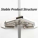 Bohaner 10 Pack Soft Close Cabinet Hinges Full Overlay Kitchen Cupboard 80 view 4