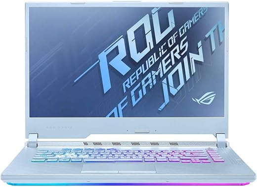 ASUS ROG Strix G15 G512LI-HN095T, Notebook Monitor 15,6" FHD Anti-Glare 144Hz, Intel Core i5-10300H, RAM 8GB DDR4, Grafica NVIDIA GeForce GTX1650 Ti 4GB, 512GB SSD PCIE, Windows10Home, Azzurro Argento