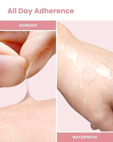 GLAM UP HYDROCOLLOID BLEMISH PIMPLE ZIT PATCHES – INVISIBLE ULTRA THIN SPOT COVER STICKERS FOR FACE AND SKIN, STRONG WATER-PROOF AND ADHESIVE OVERNIGHT, VEGAN-FRIENDLY (36 COUNT / 2 SIZES)