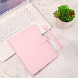 falllea A5 PU Leather Ring Binder Pink 6 Ring Travel Journal Planner view 6