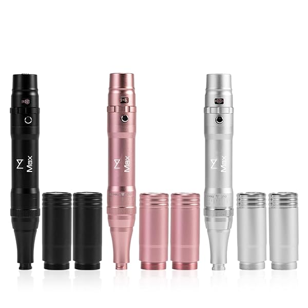 M PERMANENT MAKEUP MACHINE – MICROBLADING, EYEBROW TATTOO – MICROSHADING, LIP, OMBRE BROWS – WIRELESS KIT – ACHIEVE FLAWLESS RESULTS (SILVER)