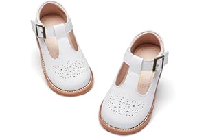 Kiderence Toddler Little Girls Mary Jane Dress Shoes School Oxford for Girls Flats