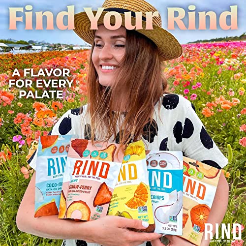 RIND Snacks All Natural Coconut Crisps Unsweetened Dried Fruit