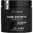 DHT Blocker Hair Growth Peptide Supplement for Men - 28 Ingredient Dermatologist Recommended Formula with Saw Palmetto, Supports Thicker Hair, Stops Hair Loss, 120 Capsules