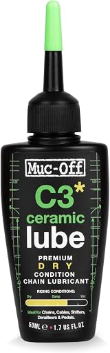 Muc-Off C3 Dry Weather Ceramic Lube 50ml - Biodegradable Bike Chain Oil