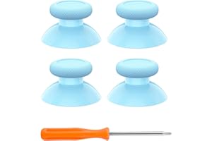 eXtremeRate Replacement Controller Joystick for Xbox One - 4 PCS Heaven Blue Thumbsticks Analog Thumb Sticks Parts for Xbox S