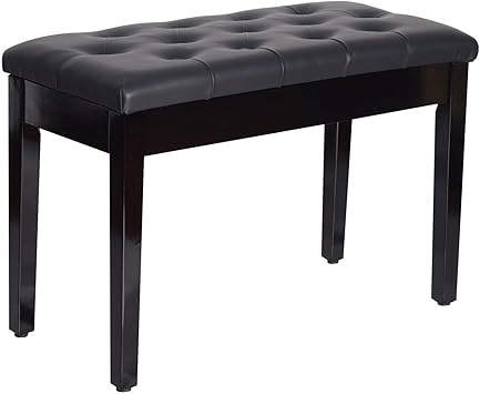 HOMCOM Klavierhocker Klavierbank Klavier Bank Schminkhocker Hocker mit