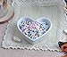 yueton 500pcs 6mm Mixed Color Acrylic Heart Cube Spacer Beads (White)
