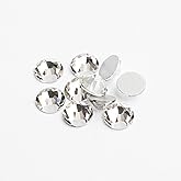 2880pcs Crystal Lane DIY SS12 (3mm) Crystal Clear Round Glass Rhinestones Flatback Gems for Arts & Crafts Nail Art Clothes Shoes