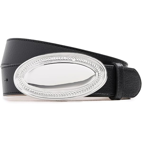 NEW B-LOW THE BELT women\'s ames leather belt in black/silver B-Low The Belt Ames Leather Belt - Black/Silver – Barbara Katz main image 2