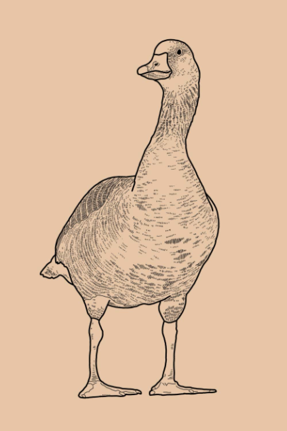 Goose: Dot Grid Journal Notebook (6x9 inches) with 120 Pages