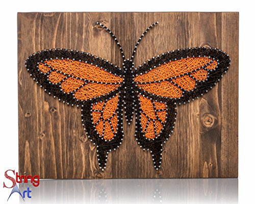 String art kit - monarch butterfly decor, butterfly str…