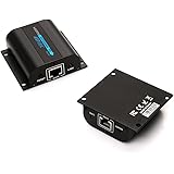AGPtek LKV372A 60m/190ft 1080P HD HDMI Network Extender Over Single Cat6/6a/7 Ethernet Cable with IR Remote Control