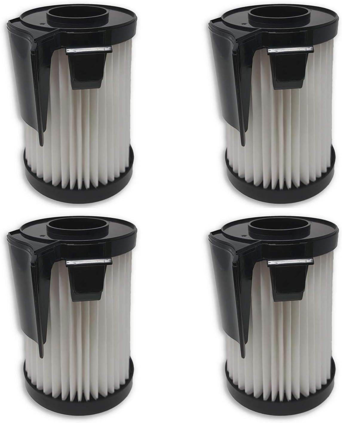 Zvac Replacement Eureka Hepa Filter Compatible with Eureka Part # Dcf14, Dcf10, 62731A, 62731B Fits 430 Series Lightweight Uprights & Stick Vacuum - 4 Pack in A Bag
