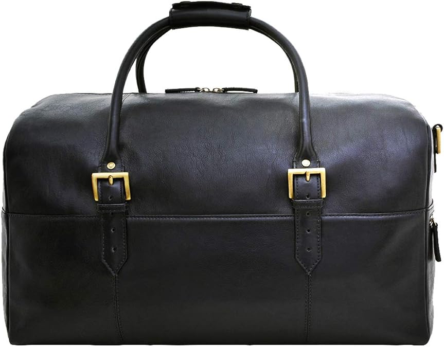 hidesign leather duffle bag