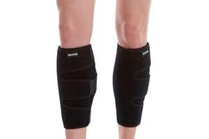 Bodyprox Calf Support Brace 2 Pack, Adjustable Shin Splint Compression Calf Wrap