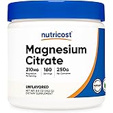 Nutricost Magnesium Citrate Powder (Unflavored, 250 Gram)
