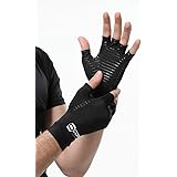 Copper Compression Arthritis Gloves - GUARANTEED Highest Copper Content. #1 Best Copper Infused Fit Glove For Carpal Tunnel, Computer Typing, And Everyday Support For Hands And Joints (1 PAIR)
