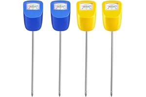 TFTEK Soil Moisture Meter, Plant Hygrometer, Water Monitor Tester, for Garden, Flower pots, Lawn, 4 Pack
