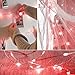 SENHAI Fairy String Lights with Screwdriver, Set of 6 LED Lights Copper Wire, 20 LED Bulbs for Bedroom House Party Wedding Concert Festival Halloween Christmas Tree Decoration - Red