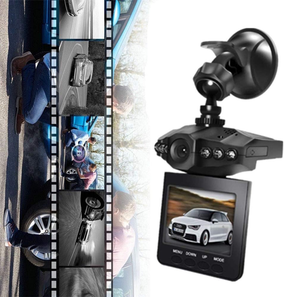 eBoTrade Dirct Dash Cam, Car Camera, 2.5" Wide Angle 6 LED Night Mode Dashboard Camera Recorder with Sony Exmor Video Sensor, Loop Recording (Black)