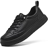 Treesky Non Slip Work Shoes for Women in Food Service - Slip Resistant, Waterproof, Comfortable & Lightweight Sneakers, Suitable for Restaurant, Kitchen & Nursing Crews
