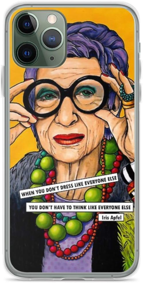 Amazon Com Phone Case Iris Apfel Compatible With Iphone 12 12 Pro Max Mini 6 6s 7 8 X Xs Xr 11 Pro Max Se 2020 Accessories Anti Shock