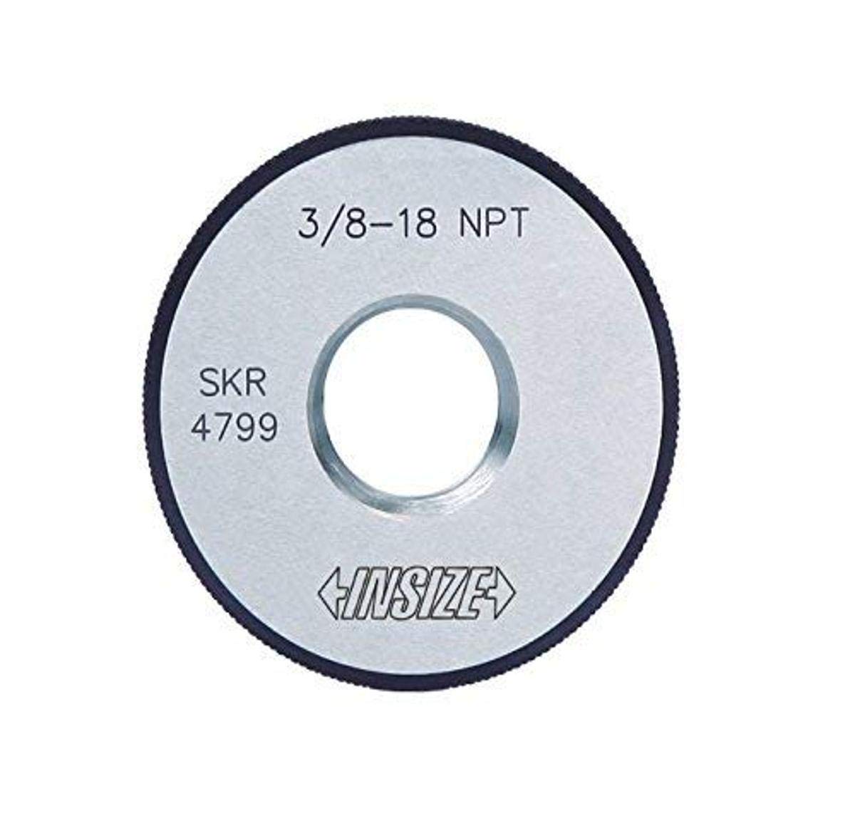 INSIZE 4634-1N8 ANSI/ASME B1.20.1 Thread Ring Gauge, 3-1/2 x 8 NPT