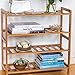 STNDRD. Bamboo Wood Shoe Rack Organizer, Stylish Shoe Rack Made from Sustainable Bamboo (1-Pack)