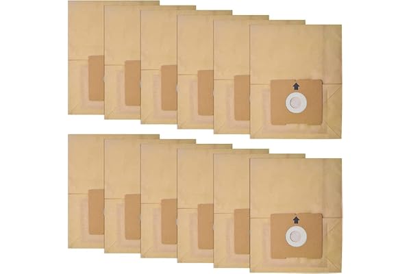 Canister Vacuum Bags Paper Dust Bags 12Pcs Replacement for Bissell Zing PowerFore 4122 4122D 1668 1668C 1668W 2154A 2154C 215