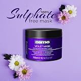 OSMO Silverising Violet Mask 300 ml Sulphate Free Jojoba Oil for Blonde Hair view 4