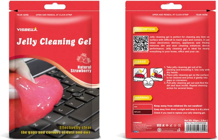Learnarmy Jelly Cleaning Mud Gel Car Clean Sponges Clear Gaps Corners Dust Dirt Universal Cyber 80g Super Adhesive Pack Of 5 Random Color Amazon De Auto