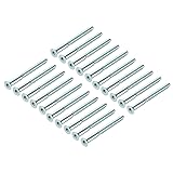 uxcell Furniture Confirmat Screw 7x85mm Hex Socket