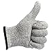 Allezola Cut Resistant Gloves -EN388 Certified High Performance Level 5 Protection,Safty Gloves for Hand protection,Best Food Grade, Lightweight, Breathable, Extra Comfortable, 1 Pair Large