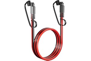 BERLAT SAE Extension Cable 10AWG, Quick Disconnect Wire Harness Connector for Solar Panel, Battery, Motorcycle, Cars, RV (3.3FT/1M)