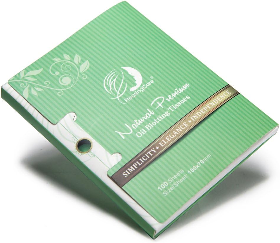 Natural Green Tea Oil Absorbing Tissues, 200 Counts in 2 Pack, Premium Face Oil Blotting Paper, Take 1 Piece Each Time Design - Image 4